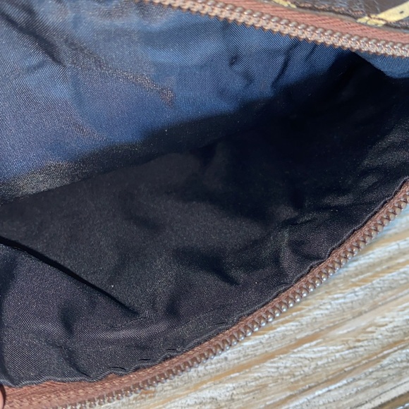 Longchamp - Vintage Lattice Pattern Shoulder Bag - Picture 7 of 11